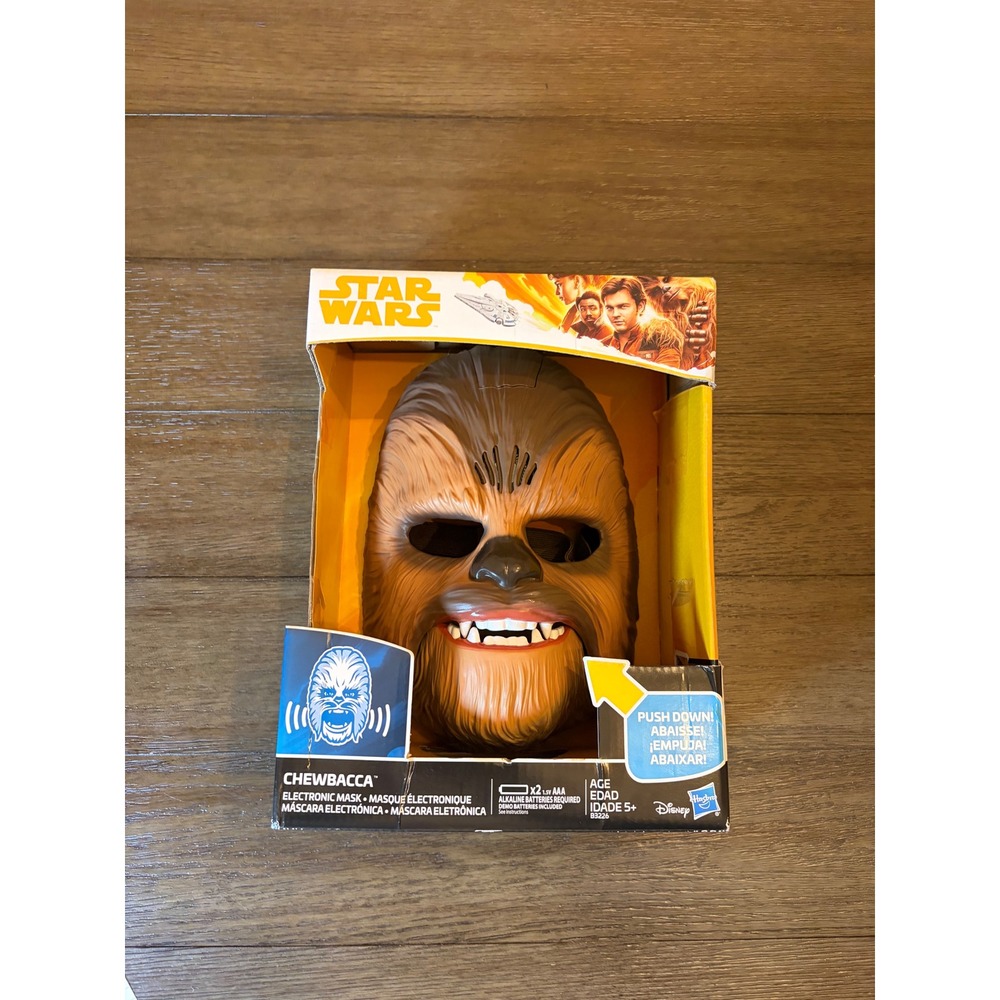 Hasbro Star Wars Chewbacca Electronic Mask Kids One Size Wookiee Roar Sound